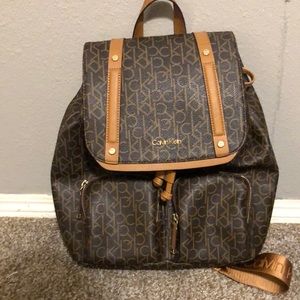 Calvin Klein mini backpack.